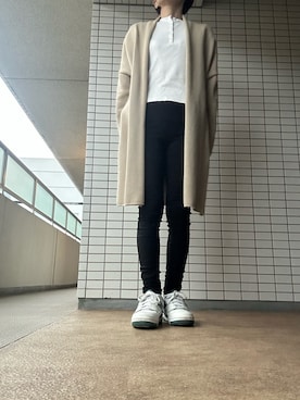 「アイテム（レギンス/スパッツ）」を使った、chizuさん（レディース・160cm）の秋コーディネート