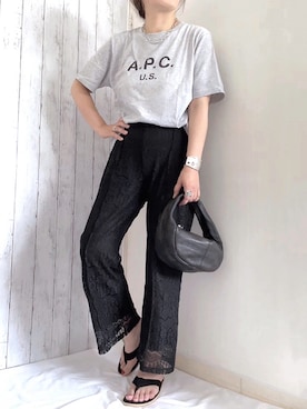 めるもさん（レディース・158cm）の夏コーディネート