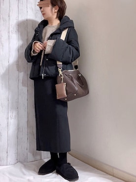 「BACK NUMBER（バックナンバー）のアイテム（ジャケット/アウター）」を使った、めるもさん（レディース・158cm）の冬コーディネート