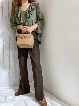 めるもさん（レディース・158cm）の秋コーディネート