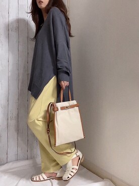 めるもさん（レディース・158cm）の春コーディネート