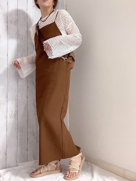 めるもさん（レディース・158cm）の夏コーディネート