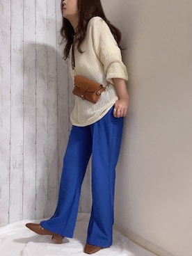 めるもさん（レディース・158cm）の春コーディネート