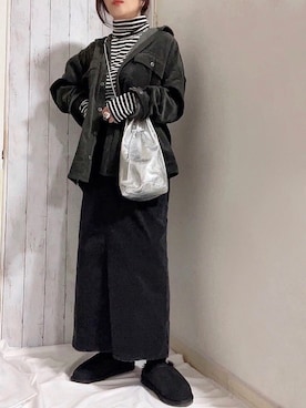 めるもさん（レディース・158cm）の冬コーディネート