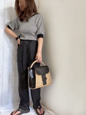 めるもさん（レディース・158cm）の夏コーディネート