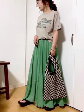 めるもさん（レディース・158cm）の夏コーディネート