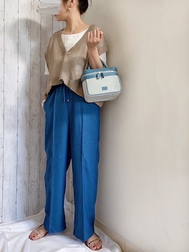 めるもさん(レディース・158cm)の夏コーディネート