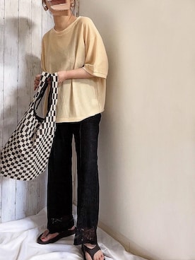 めるもさん（レディース・158cm）の夏コーディネート