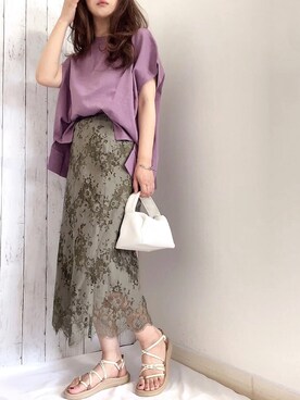 めるもさん（レディース・158cm）の夏コーディネート