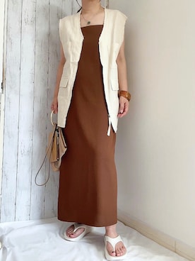 めるもさん（レディース・158cm）の夏コーディネート