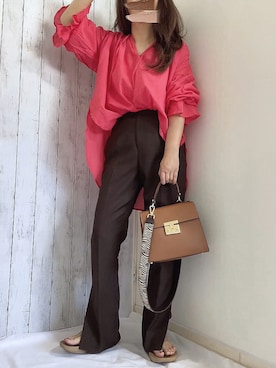 めるもさん（レディース・158cm）の夏コーディネート