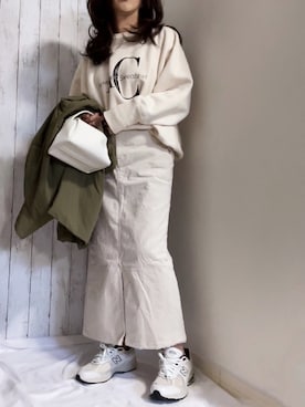 めるもさん（レディース・158cm）の春コーディネート