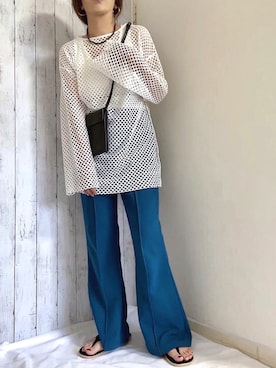 めるもさん（レディース・158cm）の夏コーディネート