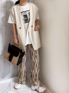 めるもさん（レディース・158cm）の夏コーディネート