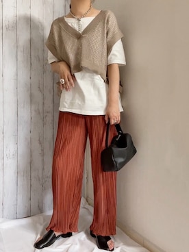 めるもさん（レディース・158cm）の夏コーディネート