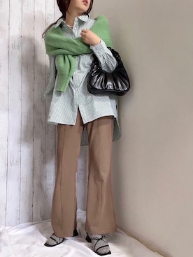 「Deuxieme Classe（ドゥーズィエムクラス）のアイテム（ソックス/靴下）」を使った、めるもさん（レディース・158cm）の春コーディネート