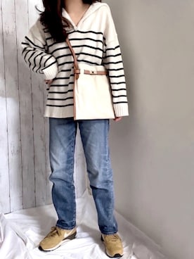 めるもさん（レディース・158cm）の春コーディネート