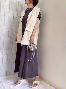 めるもさん（レディース・158cm）の夏コーディネート