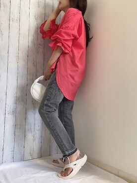 めるもさん(レディース・158cm)の夏コーディネート