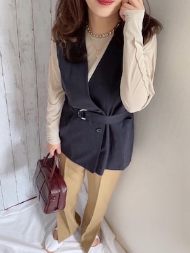 めるもさん(レディース・158cm)の秋コーディネート