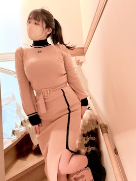 「ROYAL PARTY」｜Yさん（レディース・163cm）の冬コーディネート