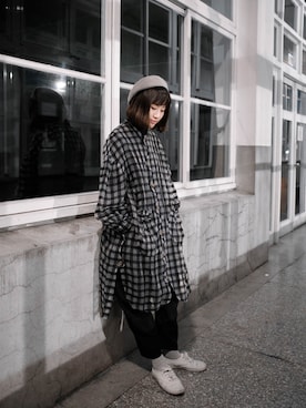 「Keds（ケッズ）のアイテム」を使った、saraさん（レディース・158cm）の冬コーディネート