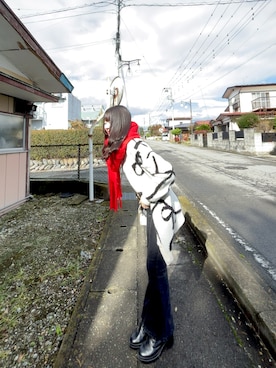 「ZOZO（ゾゾ）のアイテム」を使った、chamacatさん（レディース・158cm）の冬コーディネート