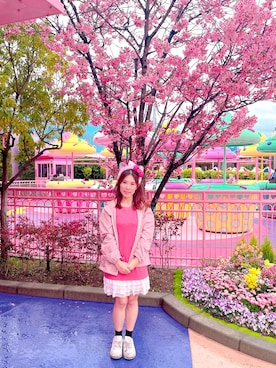 「no brand（ノーブランド）のアイテム（ワンピース/ドレス）」を使った、♡まりっぺ♡さん（レディース・160cm）の春コーディネート