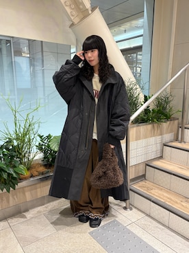 ≪新色登場≫【etsinta/エシンタ】切替マキシミリタリーコートを使った