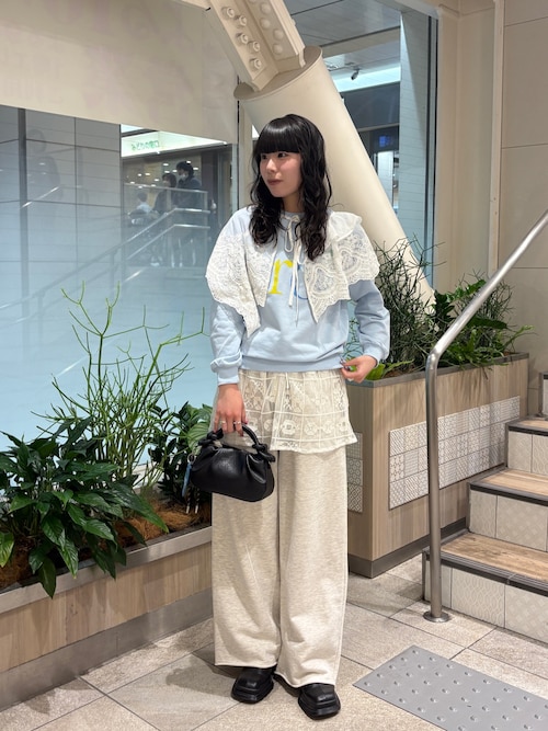 【新品未使用】チャオパニックティピー india つけ衿付きダブルカラーブラウス CIAOPANIC TYPY（チャオパニックティピー）の「india付け襟付きダブル