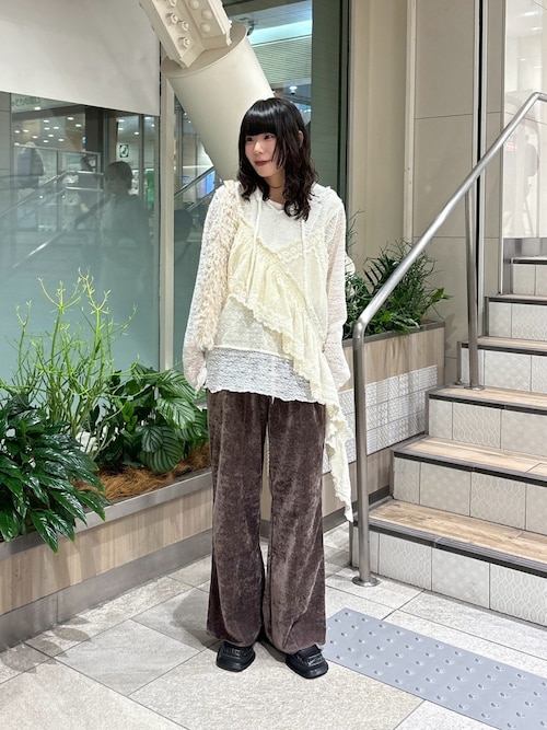 セール】【HELLO.SANFRANCISCO/ハローサンフランシスコ】アシメフリル