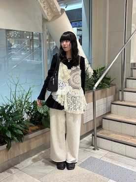 「etsinta（エシンタ）のアイテム」を使った、コウメさん（レディース・155cm）の冬コーディネート