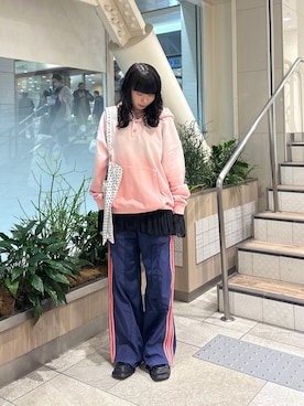 「etsinta（エシンタ）のアイテム」を使った、コウメさん（レディース・155cm）の冬コーディネート