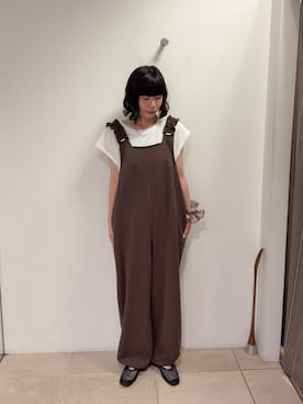 「CIAOPANIC TYPY（チャオパニックティピー）のアイテム（アクセサリー）」を使った、コウメさん（レディース・155cm）の夏コーディネート