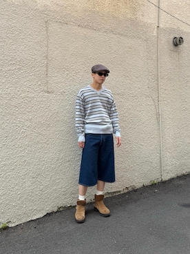 「KAIKO（カイコー）のアイテム」を使った、shumaさん（メンズ・172cm）の夏コーディネート