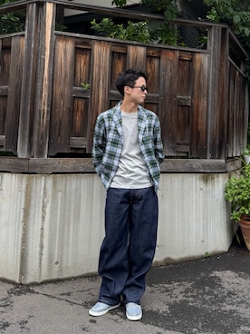 「KAIKO（カイコー）のアイテム」を使った、shumaさん（メンズ・172cm）の夏コーディネート