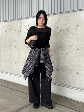 舞 波さん(レディース・166cm)の夏コーディネート