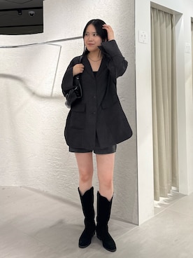「KBF（ケイビーエフ）のアイテム（トップス）」を使った、舞 波さん（レディース・166cm）の秋コーディネート