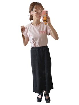 「Chico（チコ）のアイテム（Tシャツ/カットソー）」を使った、rinaさん（レディース・156cm）の夏コーディネート