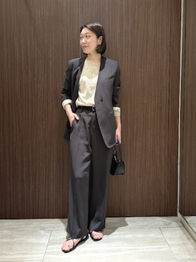 「通勤」｜inohonaさん（レディース・168cm）の春コーディネート