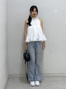 「FREE'S MART（フリーズマート）のアイテム」を使った、saijiangさん（レディース・169cm）の夏コーディネート