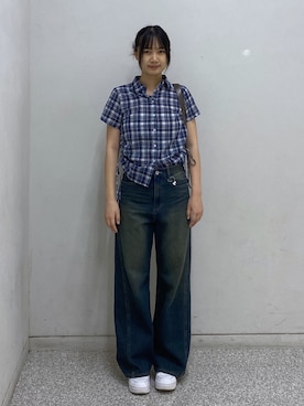 「FREE'S MART（フリーズマート）のアイテム（バッグ）」を使った、saijiangさん（レディース・169cm）の夏コーディネート