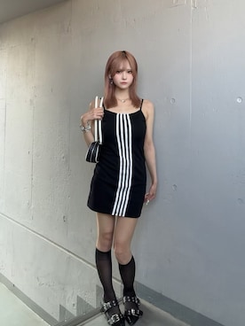 「tinkerend（ティンカーエンド）のアイテム」を使った、onxxqmさん（レディース・156cm）の夏コーディネート