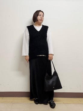 「russet（ラシット）のアイテム」を使った、coboayuさん（レディース・165cm）の秋コーディネート
