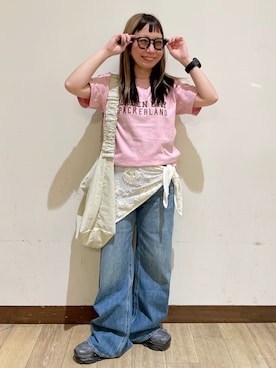 「Right-on（ライトオン）のアイテム」を使った、misaさん（レディース・152cm）の夏コーディネート