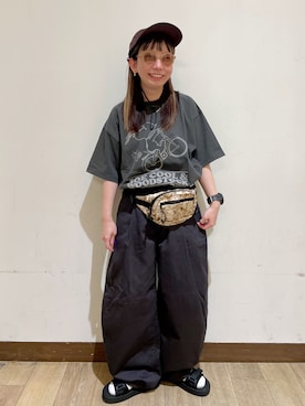 「CAMP7（キャンプセブン）のアイテム」を使った、misaさん（レディース・152cm）の夏コーディネート