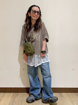 「Right-on（ライトオン）のアイテム」を使った、misaさん（レディース・152cm）の夏コーディネート