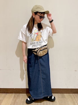 「Right-on（ライトオン）のアイテム」を使った、misaさん（レディース・152cm）の夏コーディネート