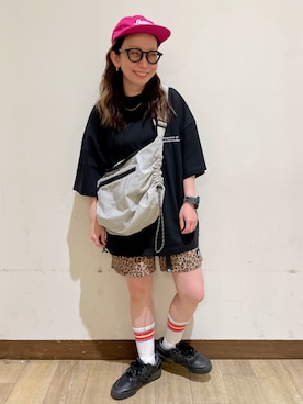 「CAMP7（キャンプセブン）のアイテム」を使った、misaさん（レディース・152cm）の夏コーディネート