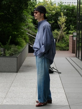 「KIJI（キジ）のアイテム」を使った、YOさん（メンズ・177cm）の夏コーディネート